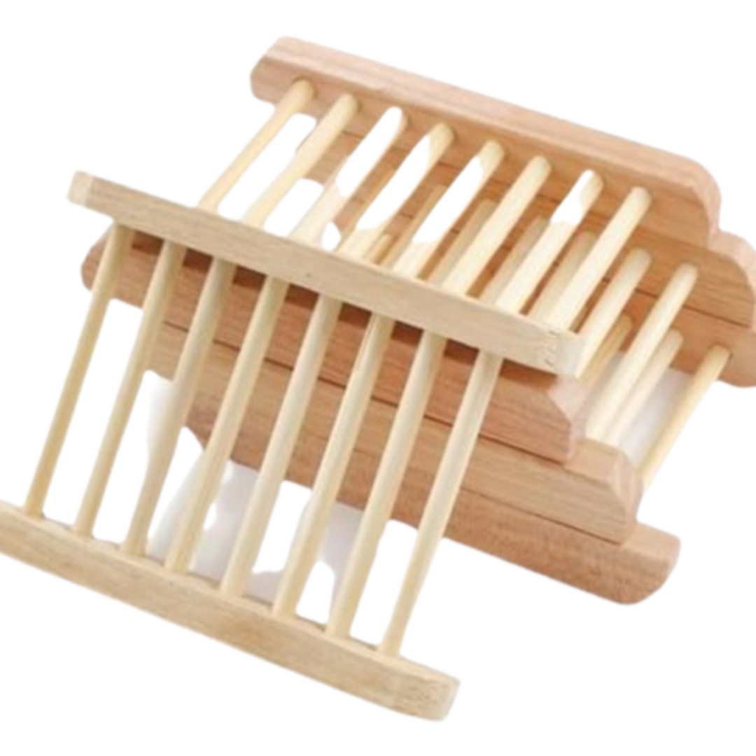 bamboo wood soap holder