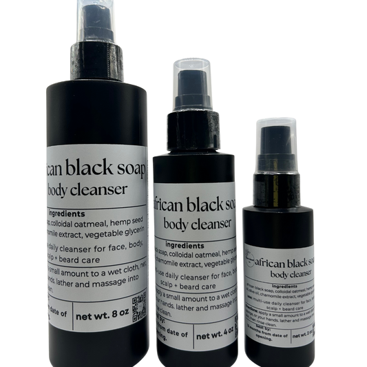 clarifying african black soap cleanser