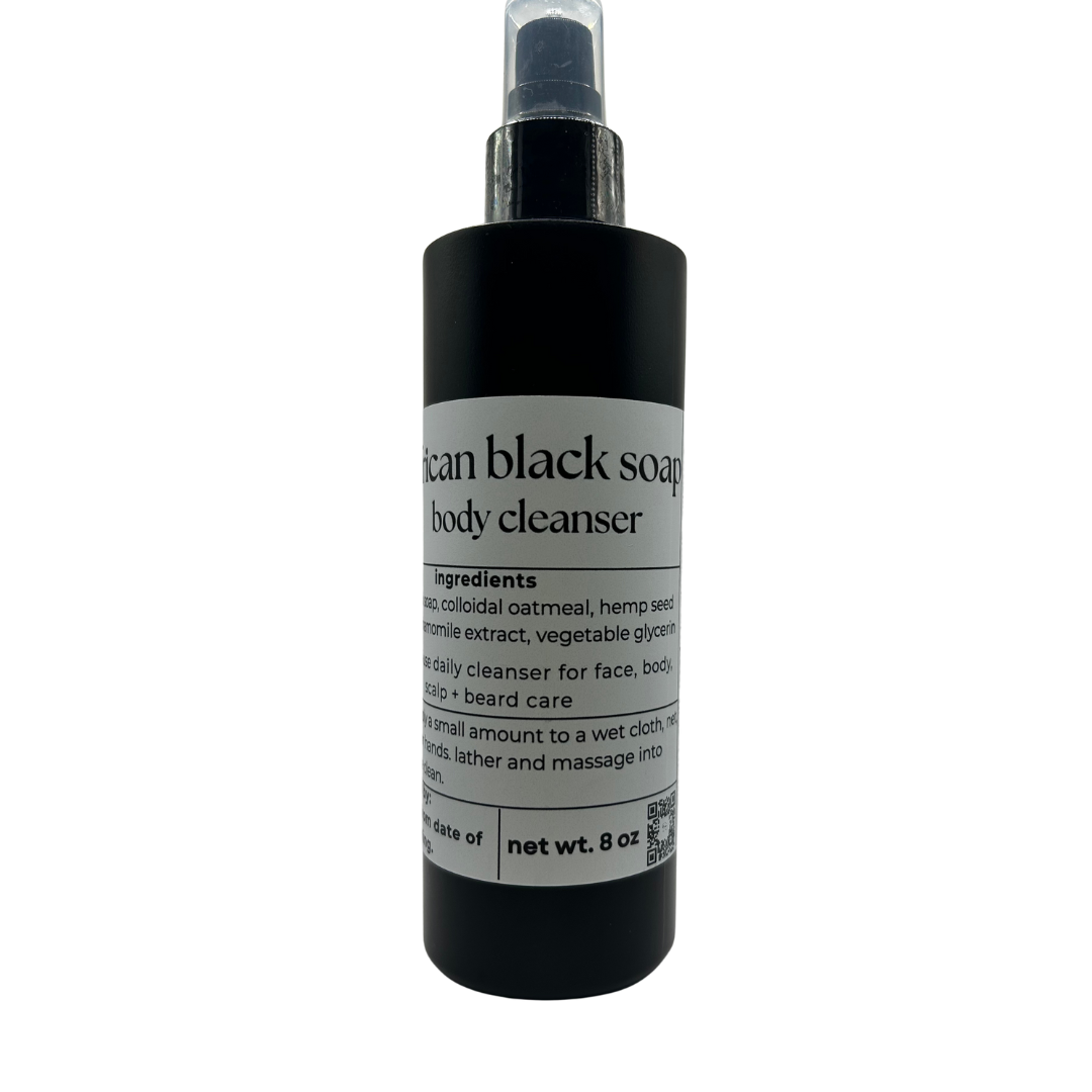 clarifying african black soap cleanser