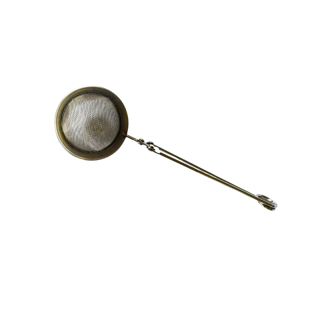 mesh tea ball with spring action handle