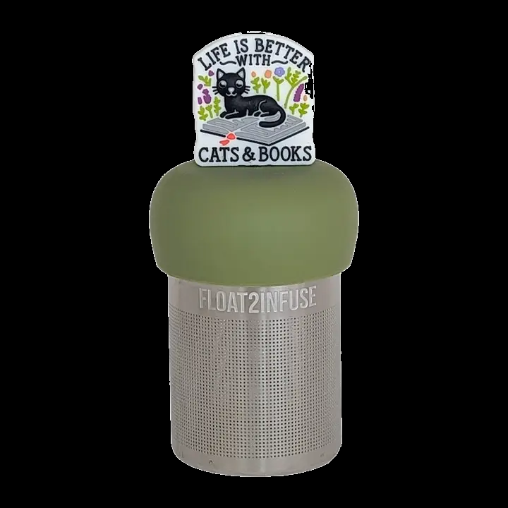bookish tea infuser - floating loose leaf tea steeper