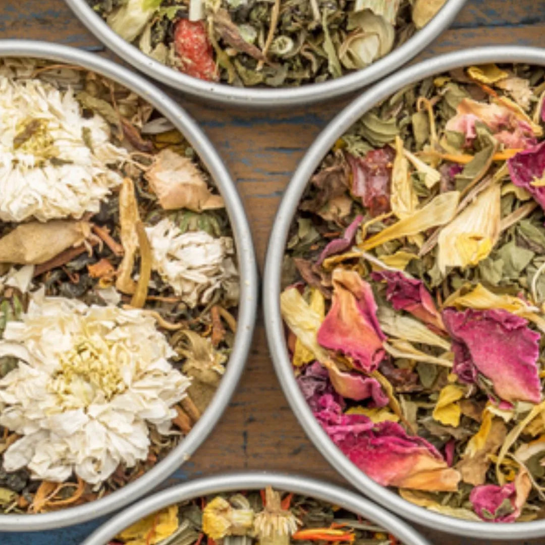 sugar steady loose leaf herbal tea for metabolic wellness with cinnamon gymnema and licorice root berry kissed bliss