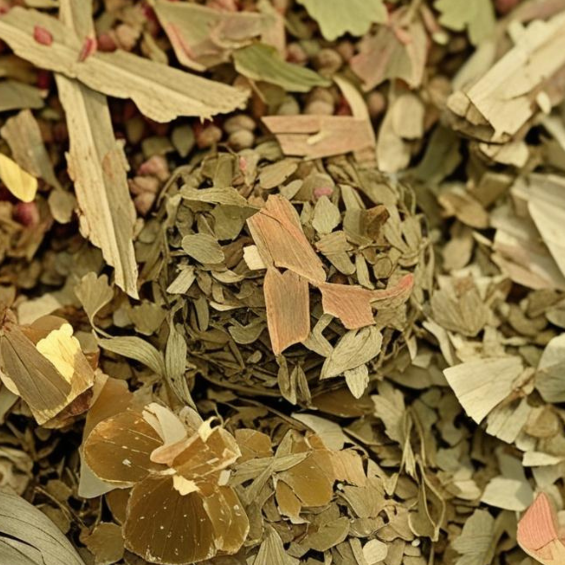 the daily reset loose leaf herbal tea with dandelion root lemon balm chamomile and nettle berry kissed bliss