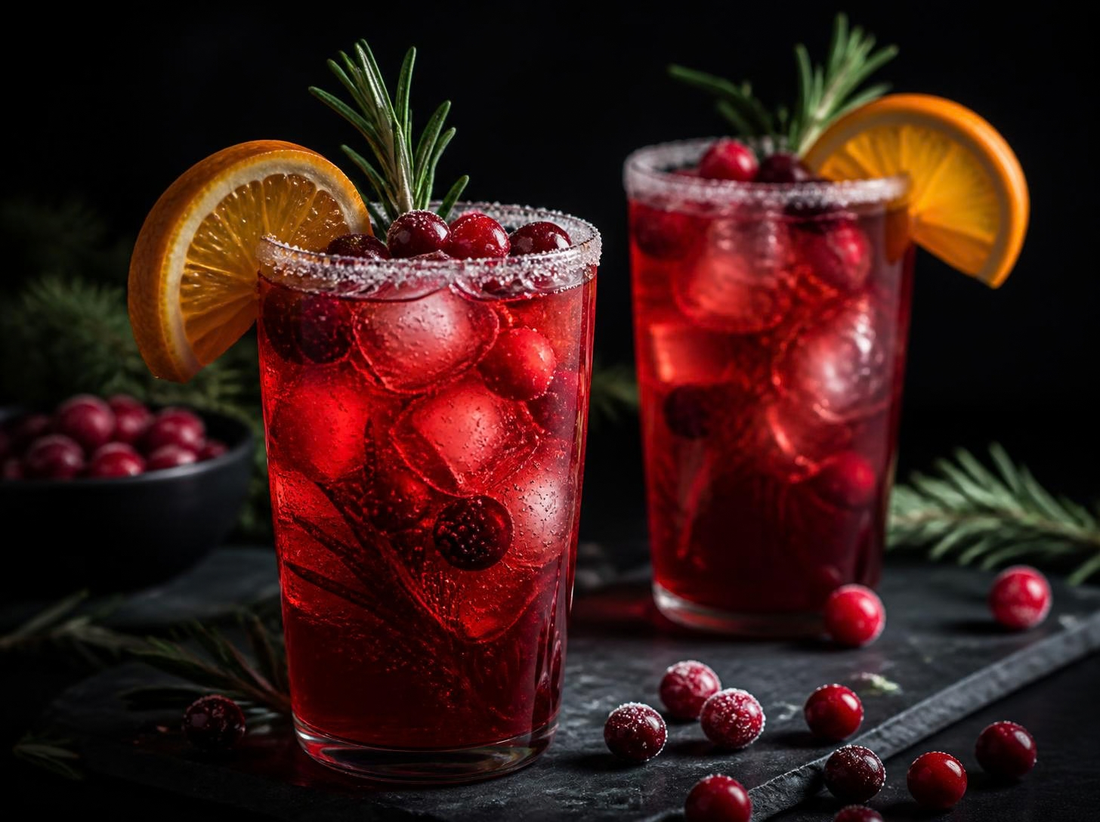 cranberry berry tea spritzer