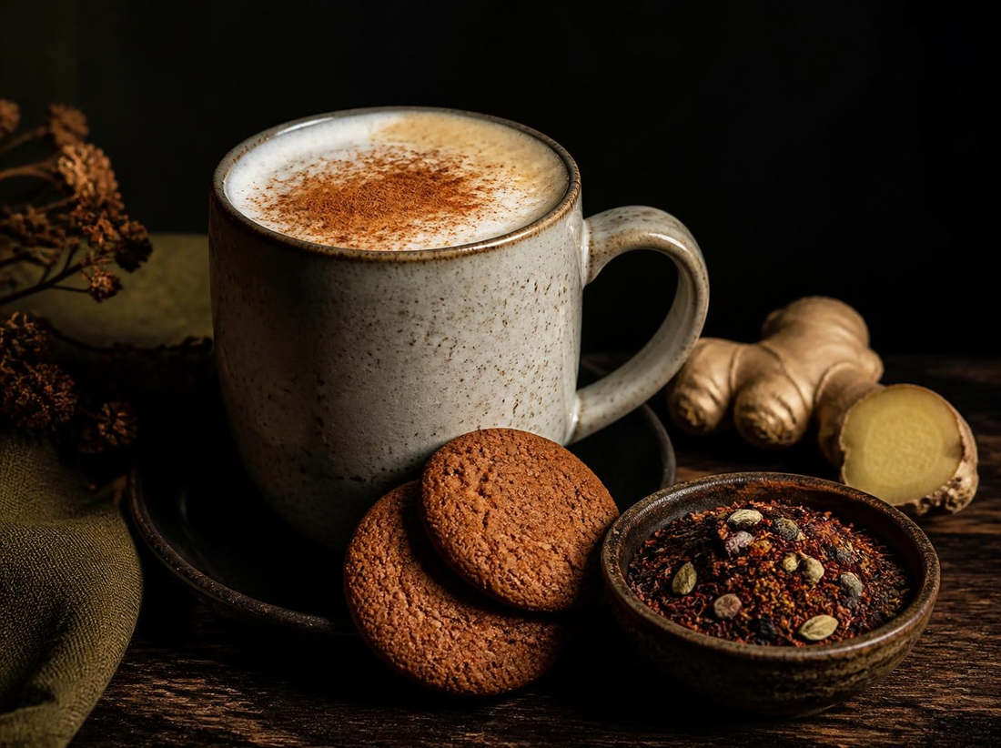 ginger snap tea latte
