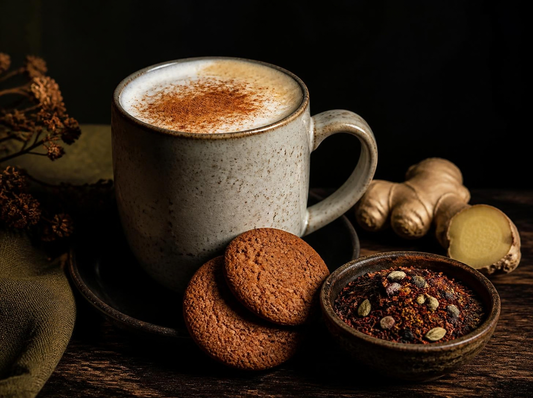 ginger snap tea latte