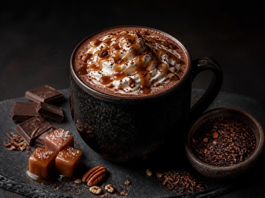 turtle truffle hot cocoa
