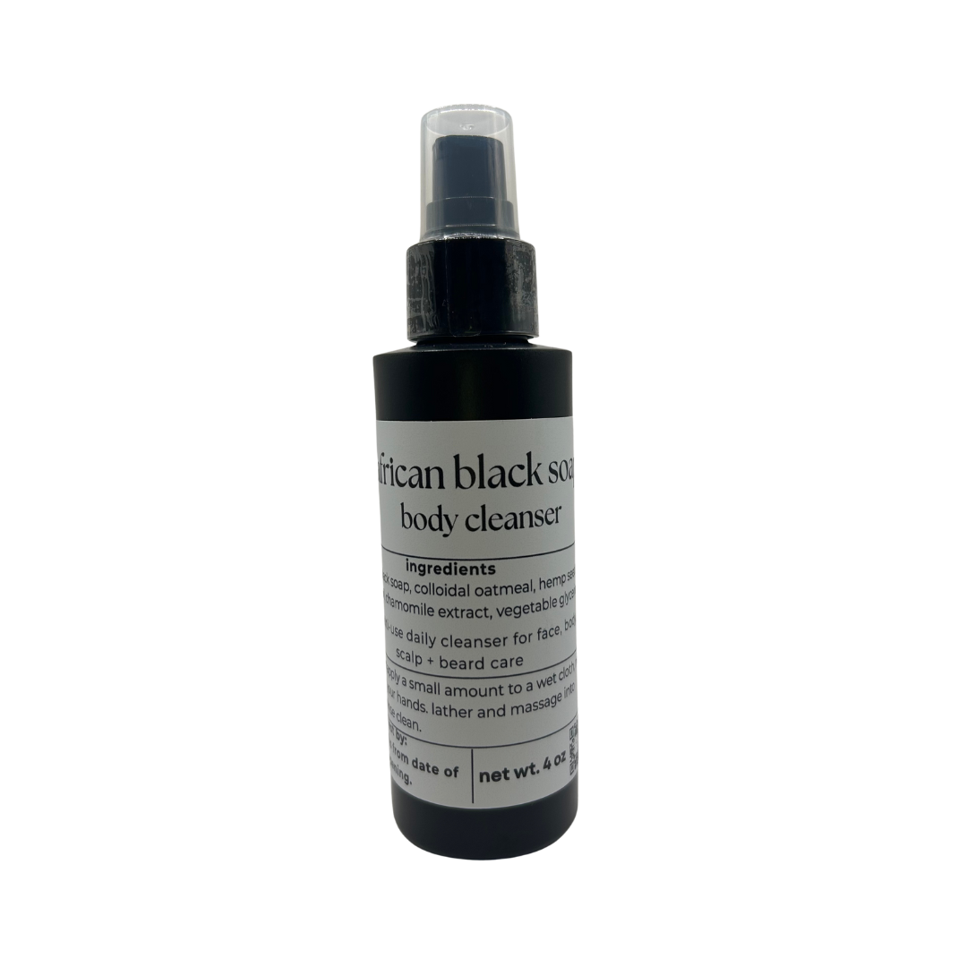 clarifying african black soap cleanser