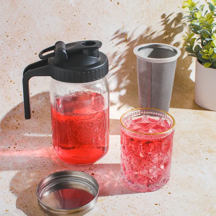 mason jar cold brew iced tea kit