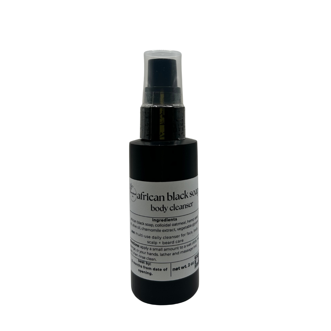 clarifying african black soap cleanser