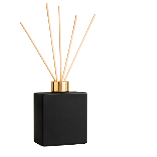 aroma reed diffuser pre-filled slow release home fragrance in five signature scents and three bottle finishes berry kissed bliss