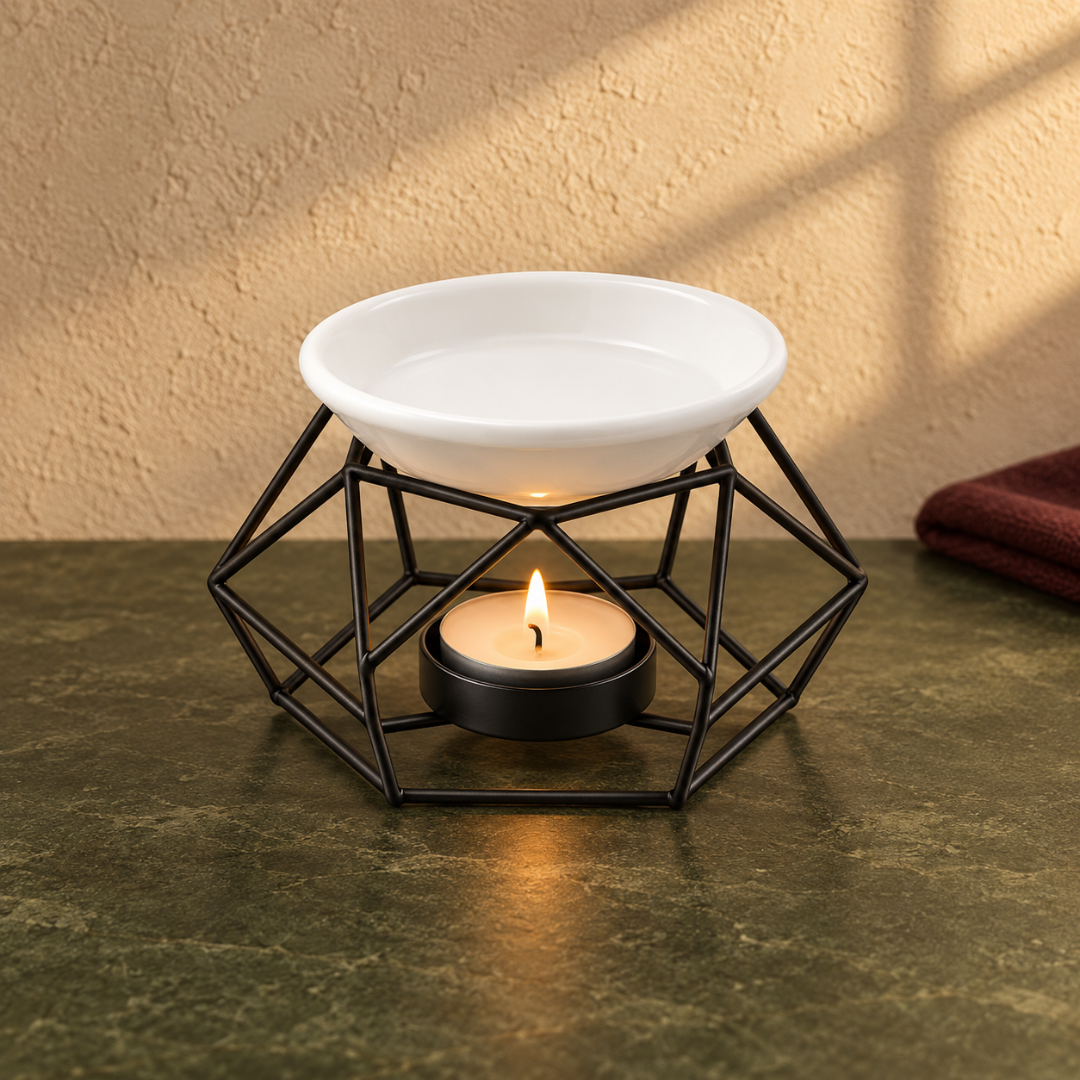 decorative oil and wax warmer