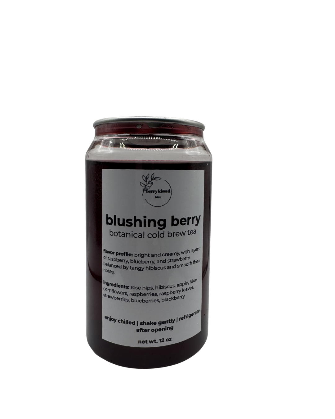 blushing berry cold brew herbal tea with rose hips hibiscus and mixed berries berry kissed bliss