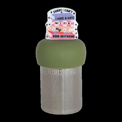 bookish tea infuser -  floating loose leaf tea steeper
