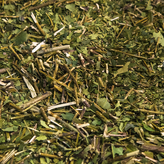 cortisol buster loose leaf adaptogenic herbal tea with ashwagandha holy basil and licorice root berry kissed bliss
