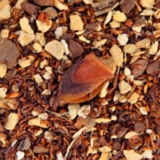 ginger snap loose leaf herbal tea with ginger cinnamon cloves and warming spices berry kissed bliss