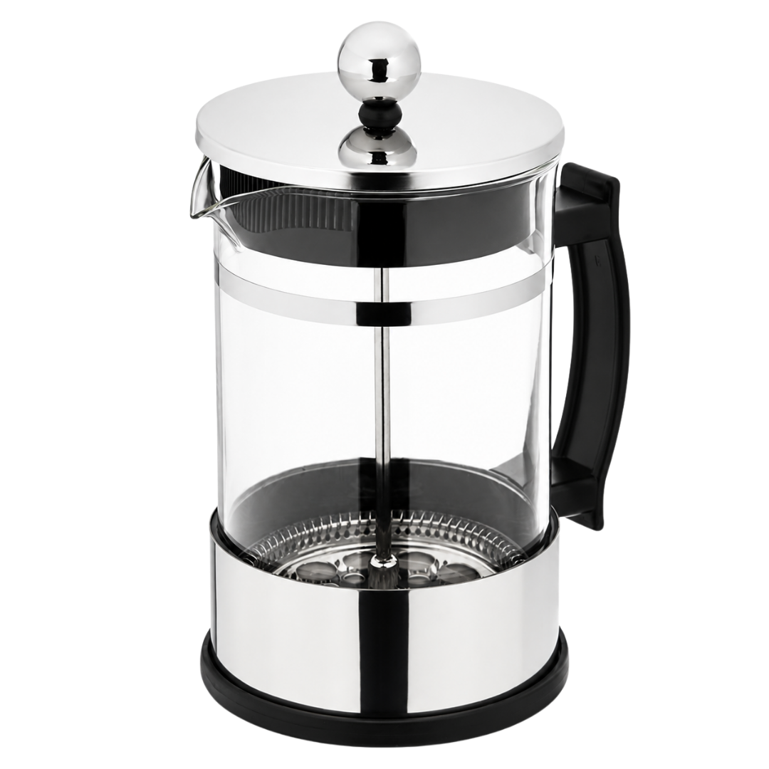glass french press 350ml borosilicate glass with stainless steel filter for loose leaf herbal tea berry kissed bliss