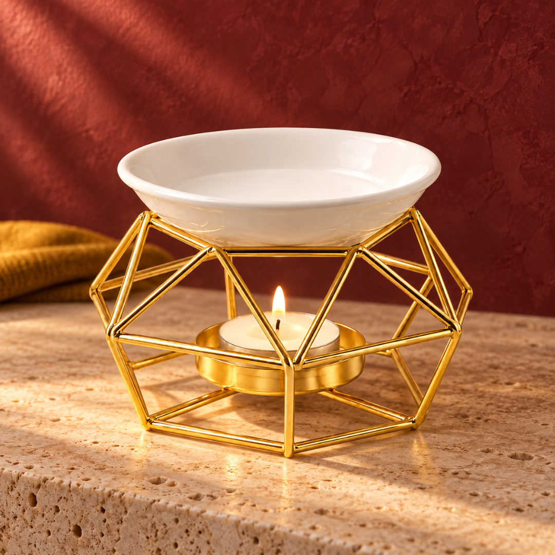 decorative oil and wax warmer