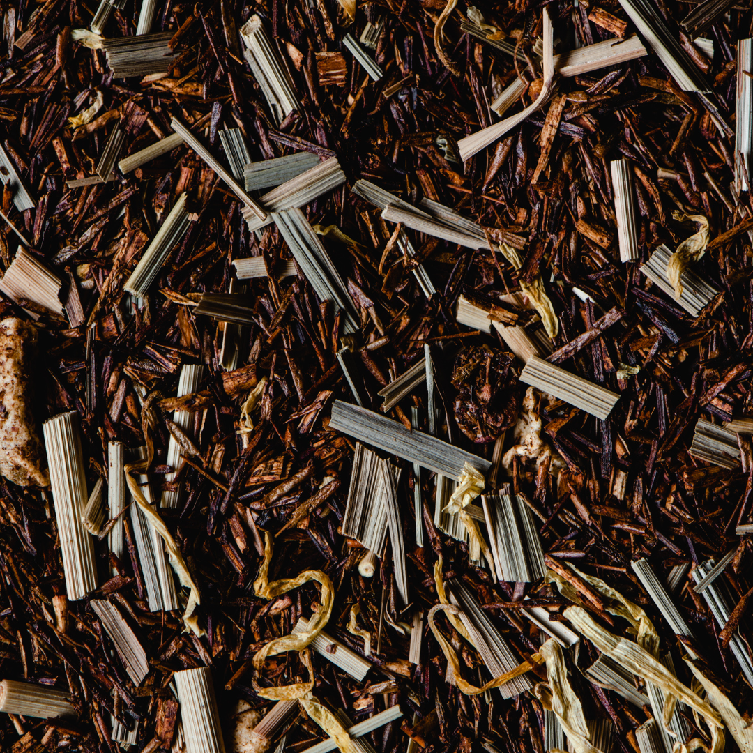 green rooibos loose leaf tea caffeine free naturally sweet and smooth berry kissed bliss