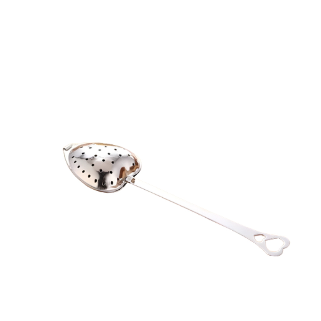 heart shaped stainless steel loose leaf tea infuser berry kissed bliss