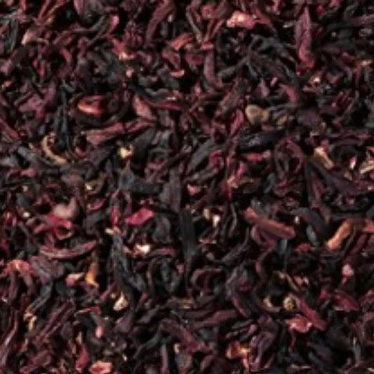 hibiscus heaven loose leaf herbal tea with hibiscus rose hips lemongrass and orange peel berry kissed bliss