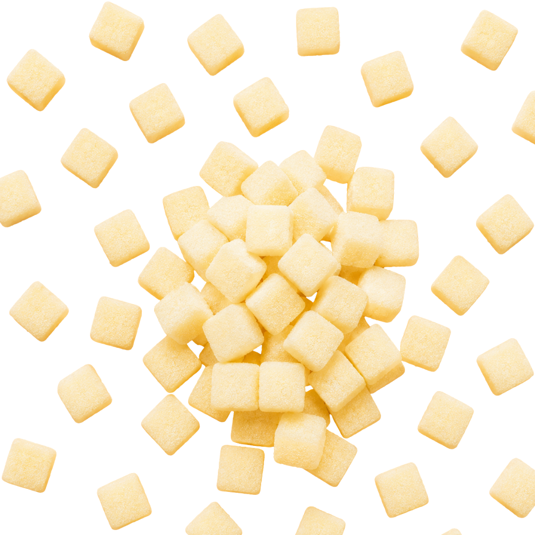 flavored sugar cubes