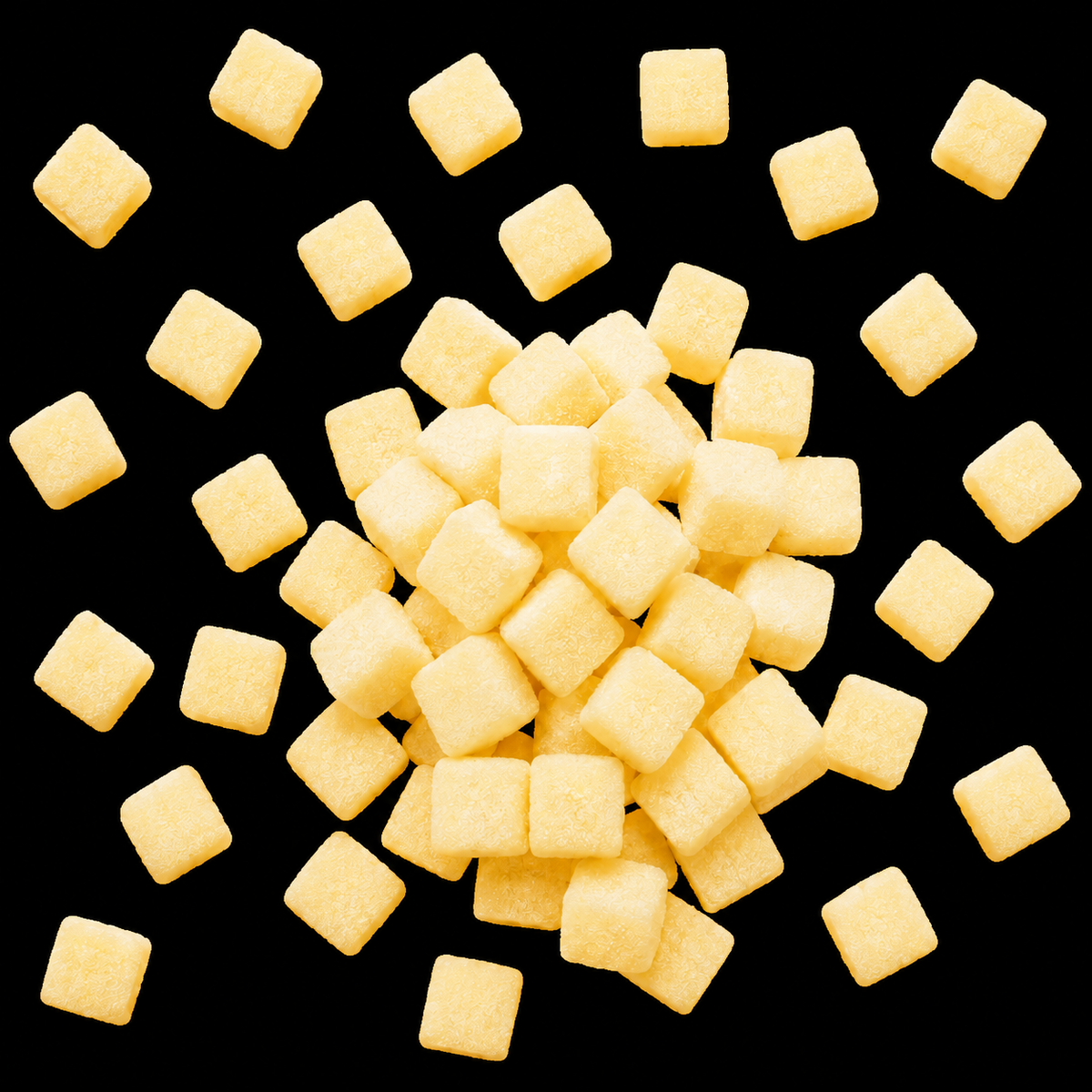 flavored sugar cubes