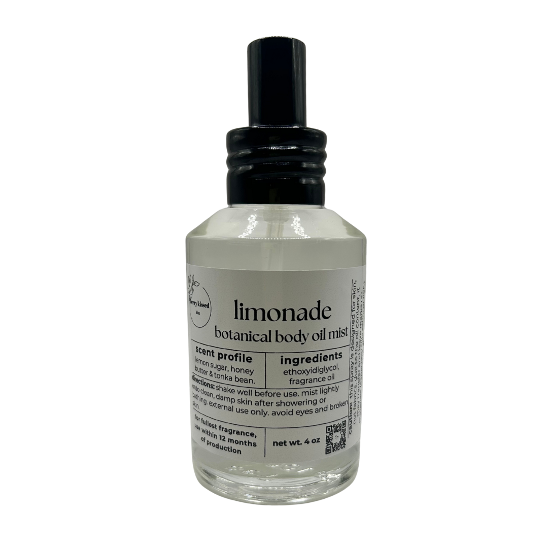 botanical body oil spray mist