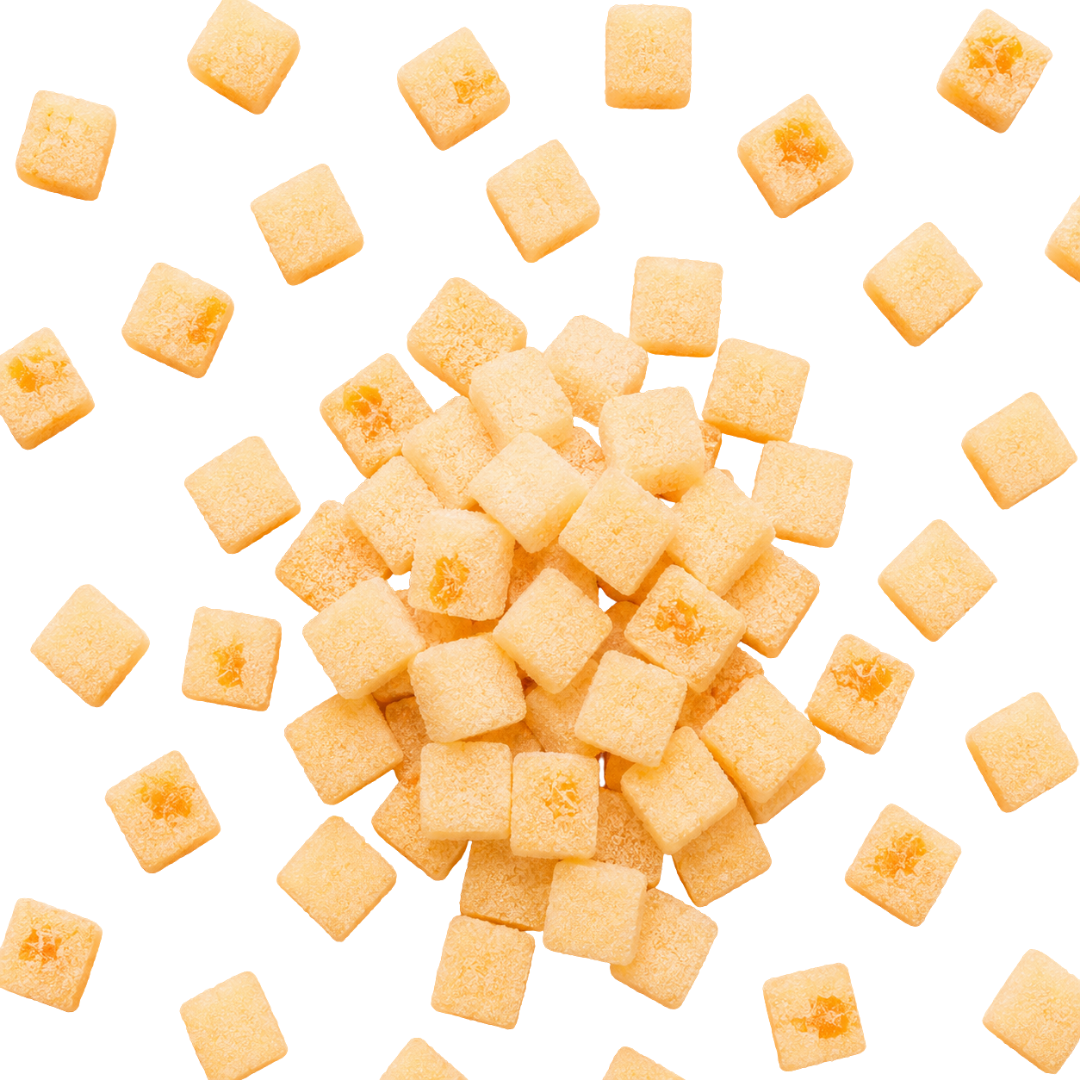 flavored sugar cubes