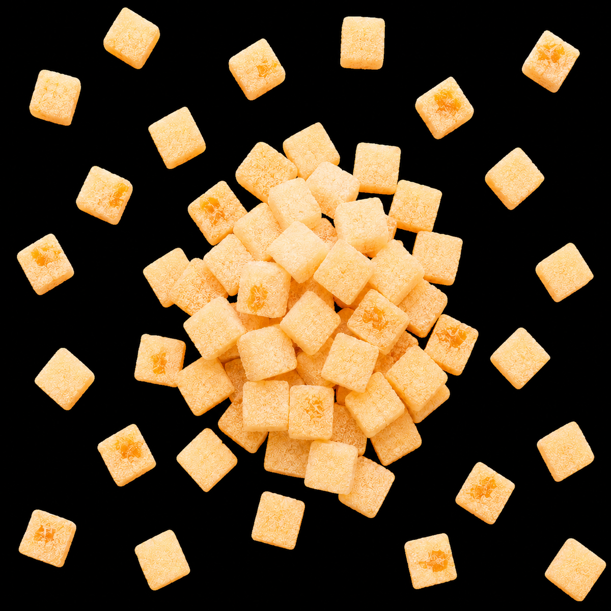 flavored sugar cubes