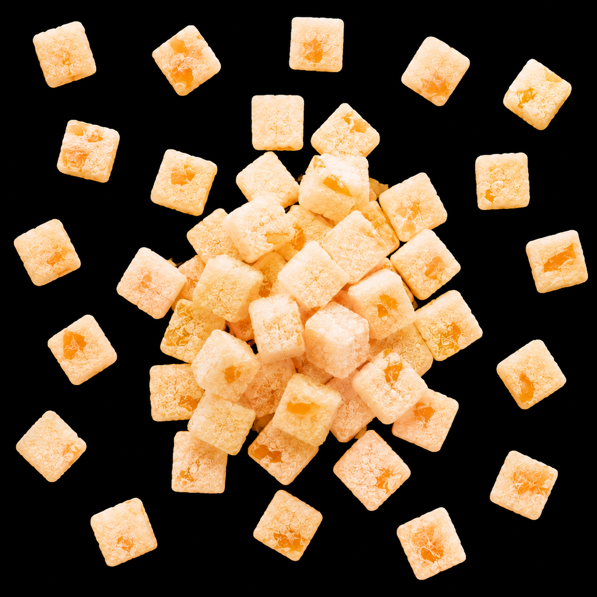 flavored sugar cubes