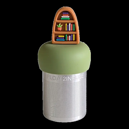 bookish tea infuser -  floating loose leaf tea steeper