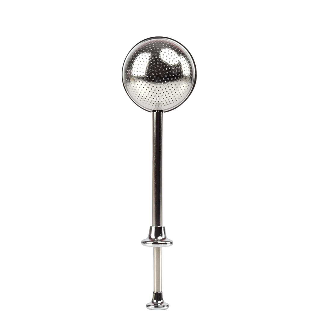push handle stainless steel loose leaf tea infuser berry kissed bliss