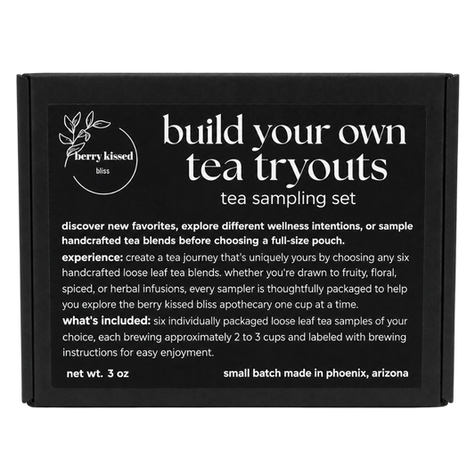 tea tryouts - build your own