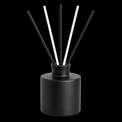 build your own reed diffuser matte black round bottle