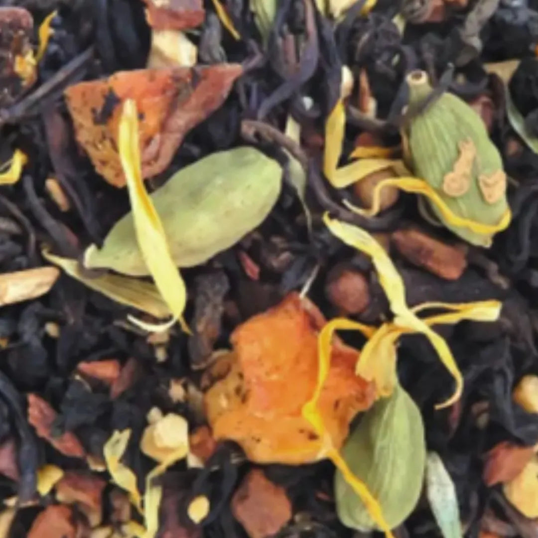 spiced peach chai