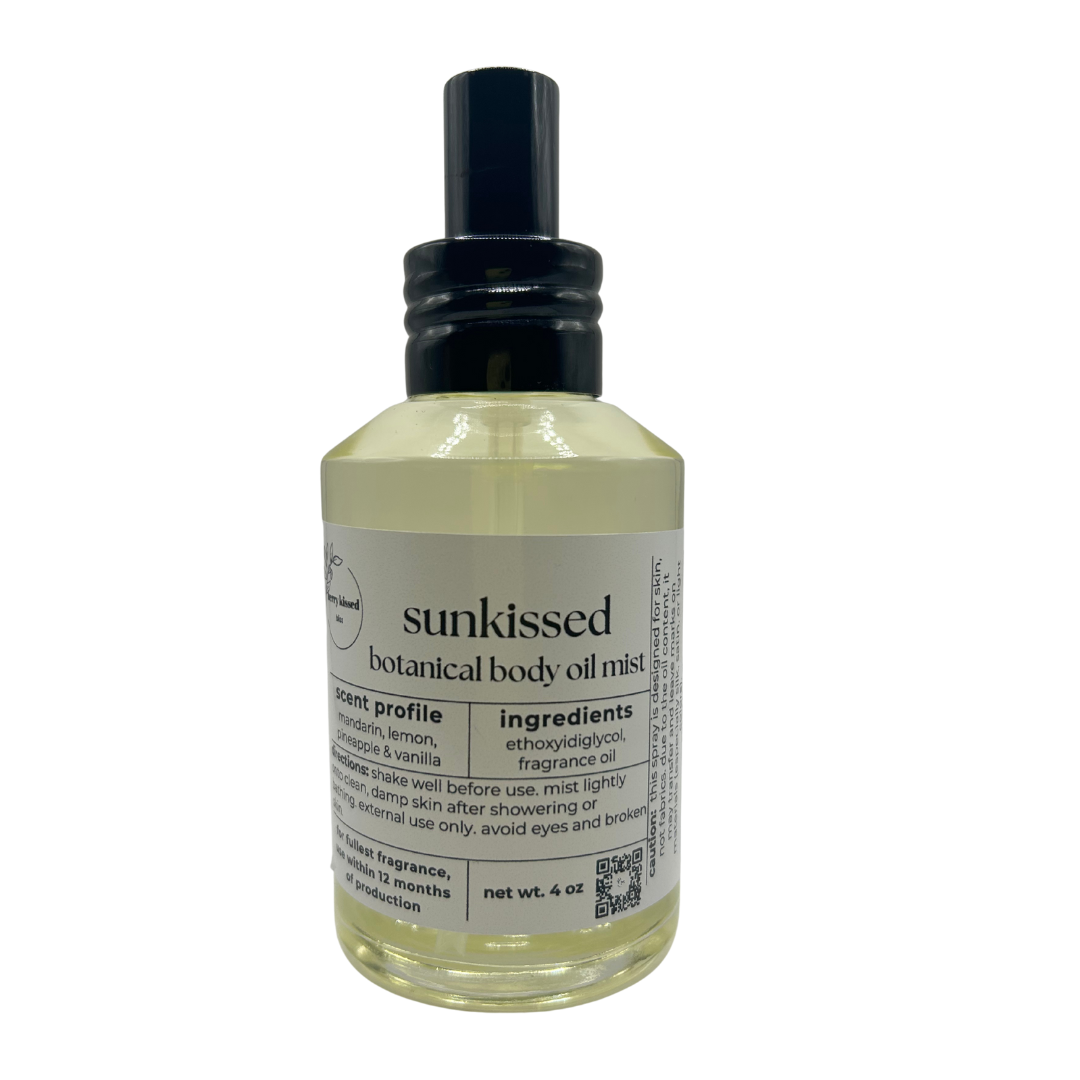 botanical body oil spray mist