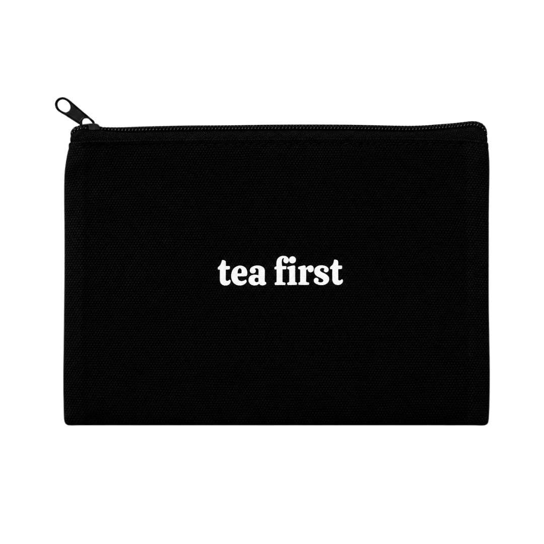 botanical canvas pouch