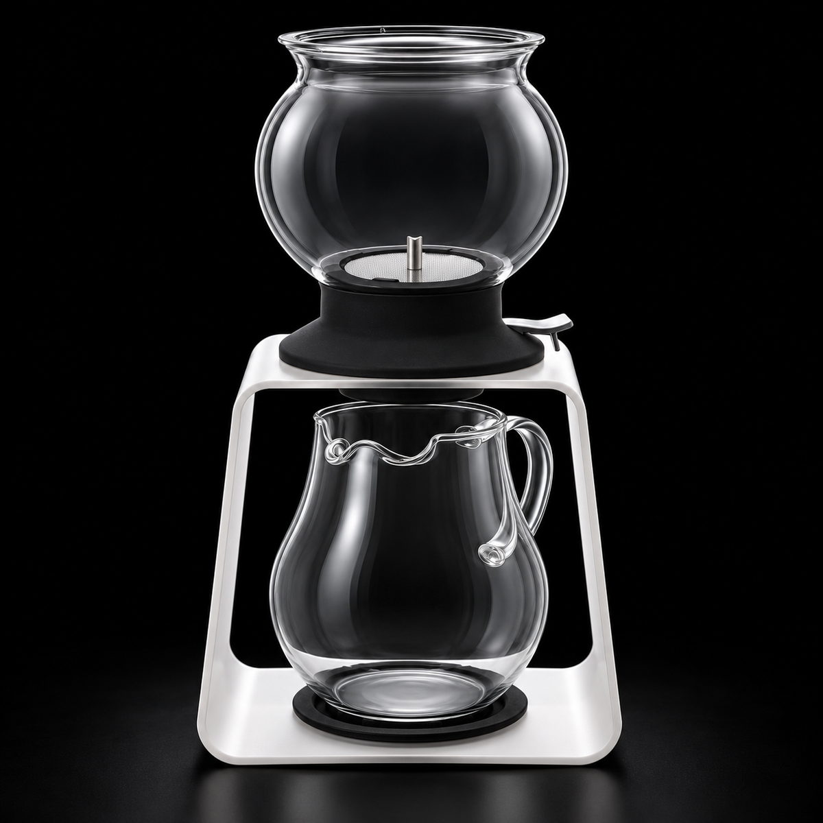 tea dripper set | glass loose leaf tea brewer