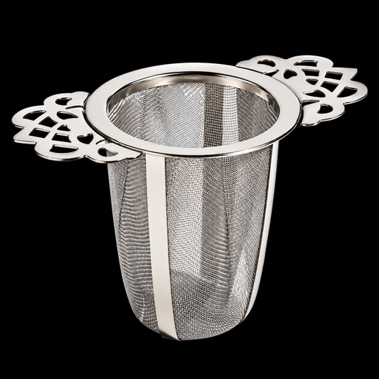 victorian nest tea infuser with drip cup