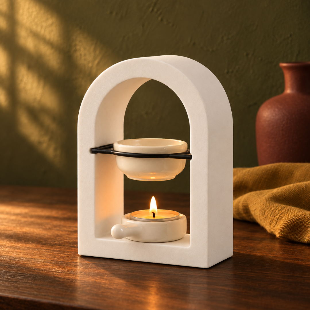 decorative oil and wax warmer